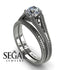 The Royal Queen Bridal Set Diamond Ring- Eva no. 3 Ali's order